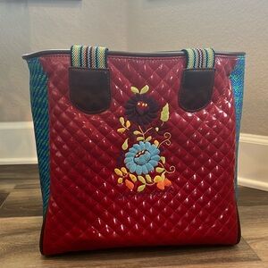 Bright and colorful Consuela tote bag